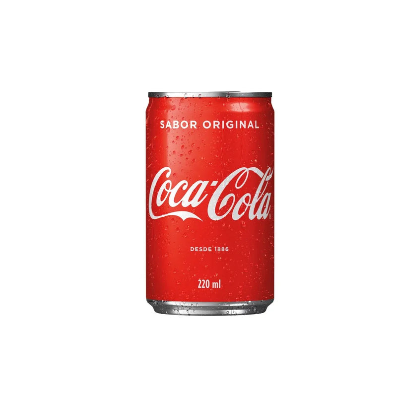 PACK 12 COCA-COLA LATA 220ML MINI