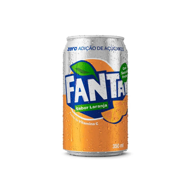 PACK 6 FANTA LARANJA ZERO LATA 350ML