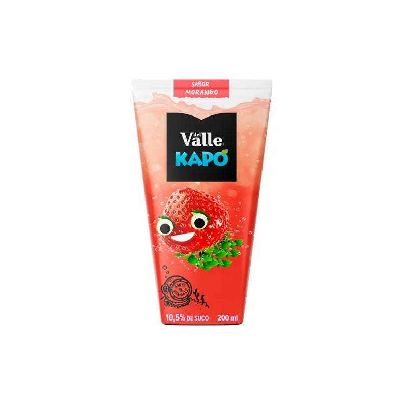 PACK 6 DEL VALLE KAPO MORANGO CARTONADO 200ML