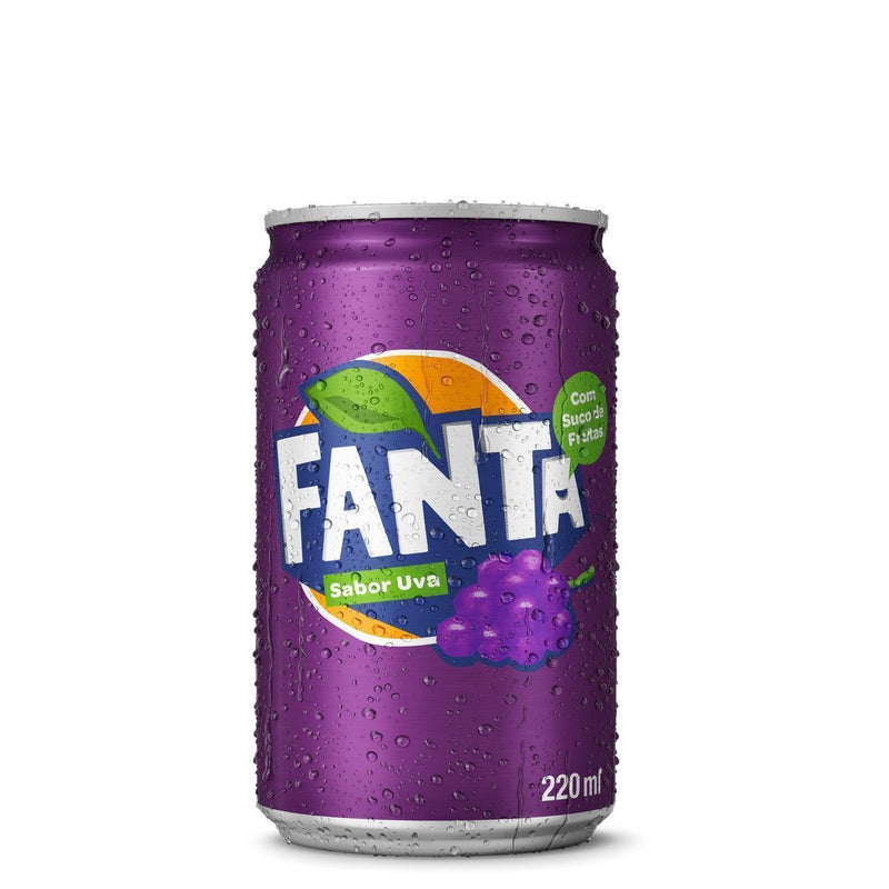 PACK 6 FANTA UVA MINI LATA 220ML