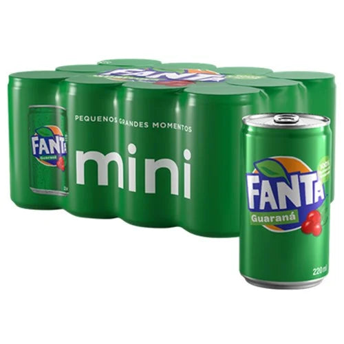 PACK 12 FANTA GUARANÁ MINI LATA 220ML