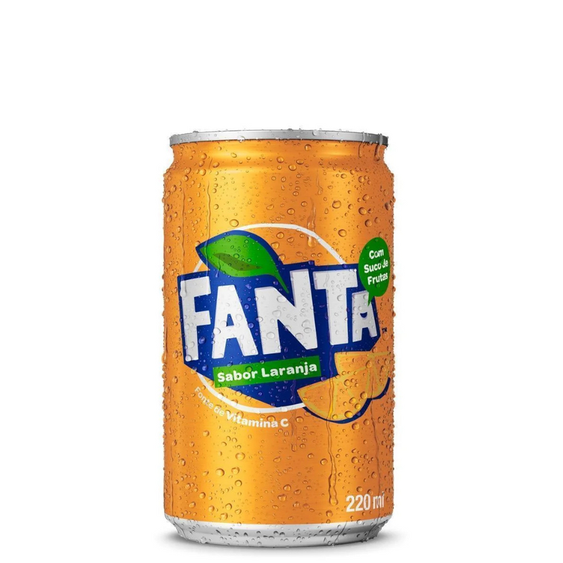 PACK 6 FANTA LARANJA MINI LATA 220ML