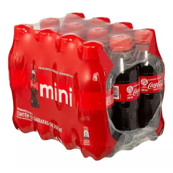 PACK 12 COCA-COLA GARRAFA 200ML