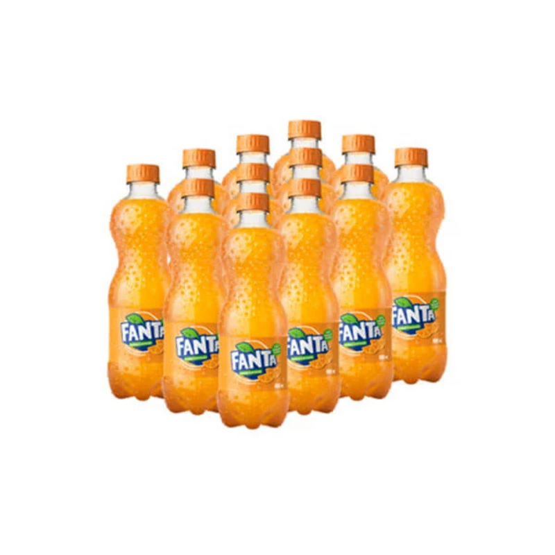 PACK 12 FANTA LARANJA GARRAFA 600ML