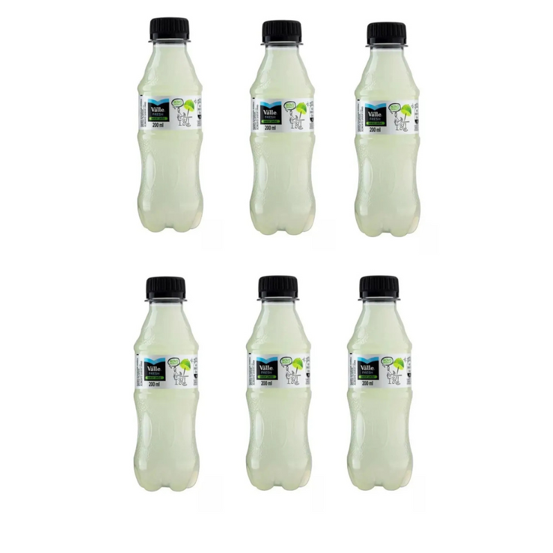 PACK 6 DEL VALLE FRESH LIMÃO GARRAFA 200ML