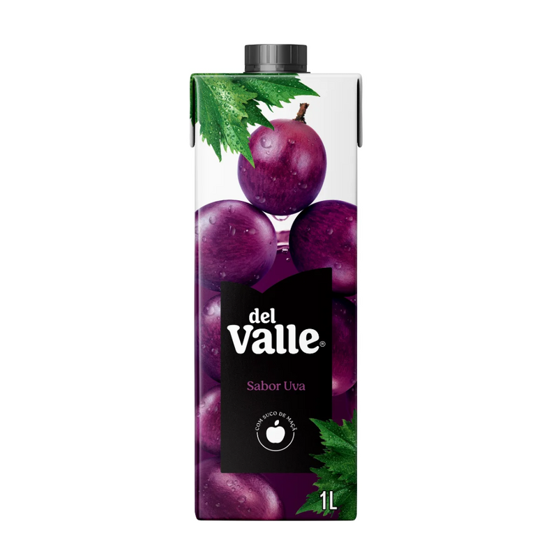 PACK 6 DEL VALLE NECTAR UVA CARTONADO 1L