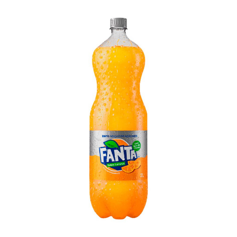 PACK 6 FANTA LARANJA ZERO GARRAFA 2L