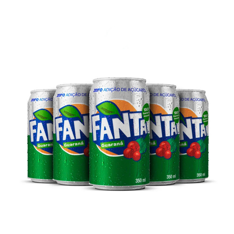 PACK 6 FANTA GUARANÁ ZERO LATA 350ML