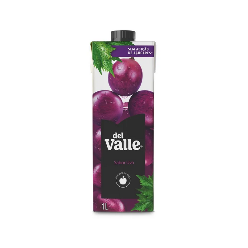 PACK 6 DEL VALLE NECTAR UVA SEM AÇUCAR CARTONADO 1L