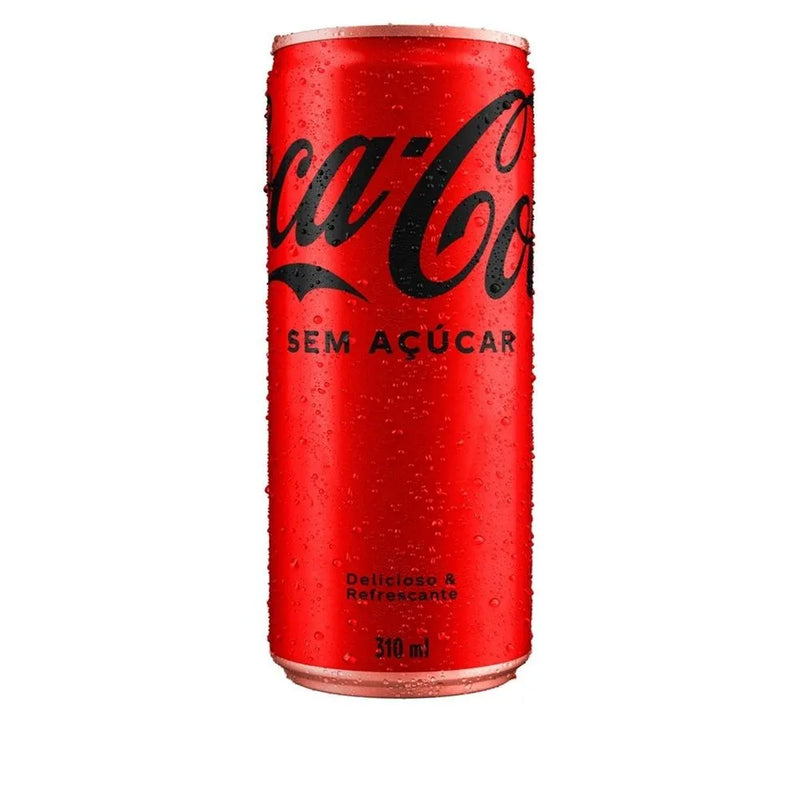 PACK 6 COCA-COLA SEM AÇUCAR LATA 310ML