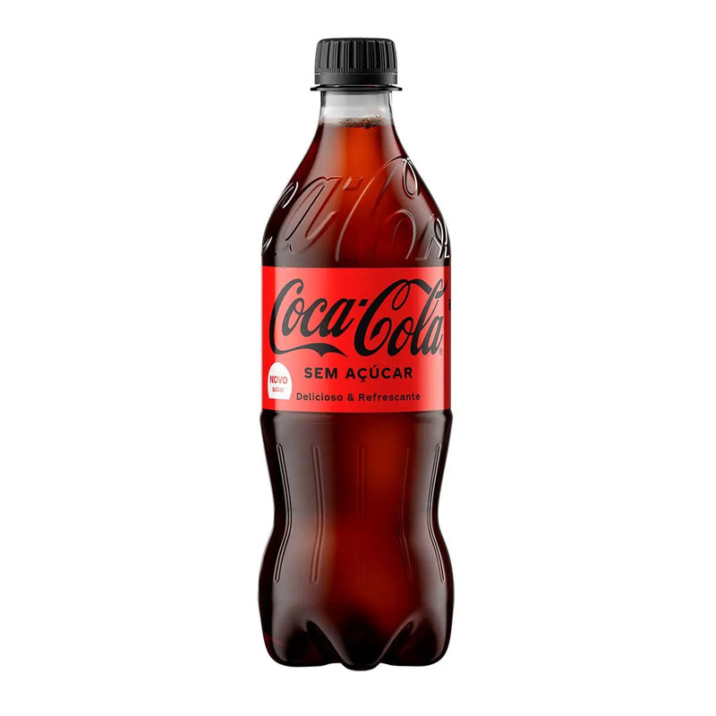 PACK 6 COCA-COLA SEM AÇUCAR GARRAFA 600ML