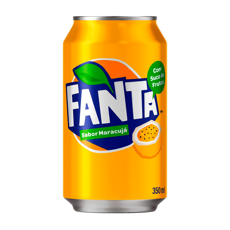 PACK 4 FANTA MARACUJÁ LATA 350ML